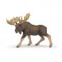 PAPO Wild Animal Kingdom Moose Toy Figure, Three Years or Above, Brown (50065)