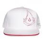 ASSASSIN'S CREED Red Crest Logo Snapback Baseball Cap, White/Red (SB880821ASC)