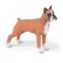 PAPO Dog and Cat Companions Boxer Toy Figure, 3 Years or Above, Brown/White (54019)