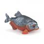 PAPO Wild Animal Kingdom Piranha Toy Figure, 3 Years or Above, Grey/Red (50253)