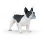PAPO Dog and Cat Companions Black and White French Bulldog Toy Figure, 3 Years or Above, Black/White (54006)