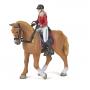 PAPO Horses and Ponies Walking Horse and Horsewoman Toy Figure, 3 Years or Above, Multi-colour (51564)