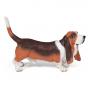PAPO Dog and Cat Companions Basset Hound Toy Figure, 3 Years or Above, Multi-colour (54012)
