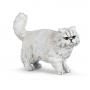 PAPO Dog and Cat Companions Persian Cat Toy Figure, 3 Years or Above, White (54042)