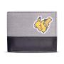 POKEMON Pixelated Pikachu Bi-Fold Wallet, Male, Grey/Black (MW337871POK)