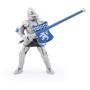 PAPO Fantasy World Lion Knight with Spear Toy Figure, 3 Years or Above, Silver/Blue (39760)