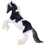 MOJO Farmland Gypsy Vanner Stallion Toy Figure, 3 Years and Above, Black/White (381006)