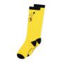 POKEMON Pikachu Knee High Socks, Female, 35/38, Yellow/Black (KH407777POK-35/38)