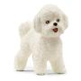 SCHLEICH Farm World Bichon Frise Toy Figure, 3 to 8 Years, White (13963)