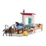 SCHLEICH Horse Club Horse Box with Mare and Foal Toy Playset, 5 to 12 Years, Multi-colour (42611)