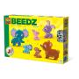 SES CREATIVE Beedz Cute Family Animals 1800 Iron-on Beads Mosaic Art Kit, Five Years and Above (06218)