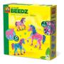 SES CREATIVE Beedz Unicorn Green 1800 Iron-on Beads Mosaic Art Kit, Five Years and Above (06406)