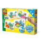 SES CREATIVE Dinos Colouring with Water Painting Set, 1 to 4 Years (14465)