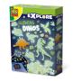 SES CREATIVE Explore Glowing Dinos Decorative Stickers, Five Years and Above (25127)