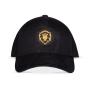 WORLD OF WARCRAFT Lion's Head Patch Adjustable Cap, Black/Blue (BA667744WOW)