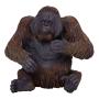 MOJO Wildlife Orangutan Toy Figure, 3 Years or Above, Black/Orange (381028)