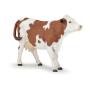 PAPO Farmyard Friends Montbeliarde Cow Toy Figure, 3 Years or Above, Brown/White (51165)