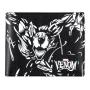 MARVEL COMICS Venom Logo and Character Print Bi-fold Wallet, Male, Black (MW188880SPN)