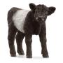 SCHLEICH Farm World Galloway Calf Toy Figure, 3 to 8 Years, Black/White (13969)
