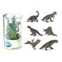 PAPO Mini Papo Mini Plus Dinosaurs Set 2 (Tube, 6 pcs), 3 to 8 Years, Multi-colour (33019)