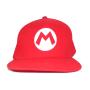 NINTENDO Super Mario Bros. Mario Badge Snapback Baseball Cap, Red (SGR-SMAR-008OS)