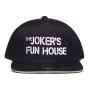DC COMICS Batman The Joker's Funhouse Snapback Baseball Cap, Black/Green (BA645706BTM)
