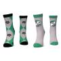 WIZARDING WORLD Harry Potter: Wizards Unite Slytherin Children's Crew Socks (2-Pack), Unisex, 35/38, Multi-colour (CR045768HPT-35/38)