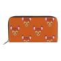 DISNEY Bambi Face All-over Print Zip Around Wallet, Brown (GW680745BAM)