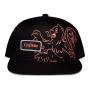 WIZARDING WORLD Harry Potter: Wizards Unite Gryffindor Woven Patch Snapback Baseball Cap, Black (SB544564HPT)