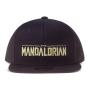 STAR WARS The Mandalorian Logo Snapback Baseball Cap, Black (SB654236STW)