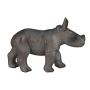 MOJO Wildlife & Woodland Rhino Baby Walking Toy Figure, Grey (387247)