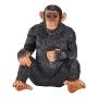 MOJO Wildlife & Woodland Chimpanzee Toy Figure, Black (387265)