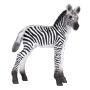 MOJO Wildlife & Woodland Zebra Foal Toy Figure, Black/White (387394)